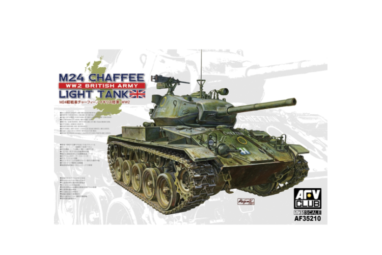 AFV M24 Chaffee Light Tank 1:35 scale model kit