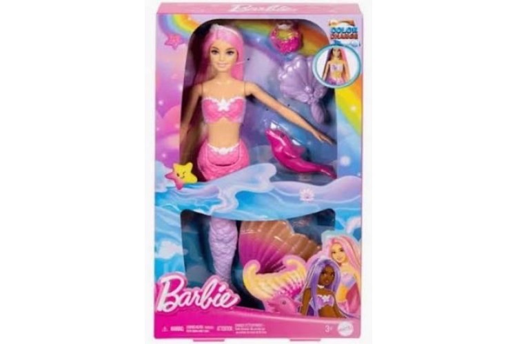 Barbie Malibu colour change mermaid doll and accessories