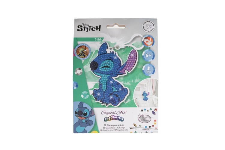 Crystal Art Bag Charms Disney Stitch 