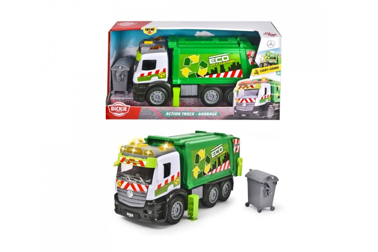 Dickie toys action garbage truck 