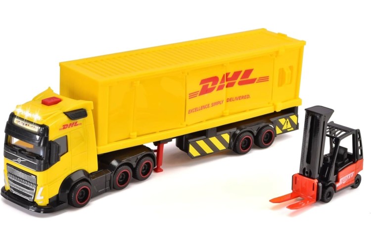 Dickie toys DHL heavy truck with forklift