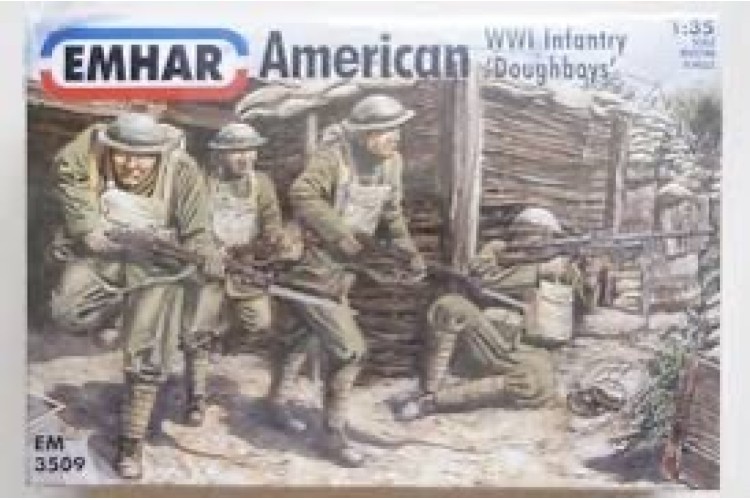 Emhar 3509 American WW1 Infantry  1:35 kit model 