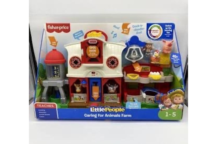 Fisher price little people caring for animals farm