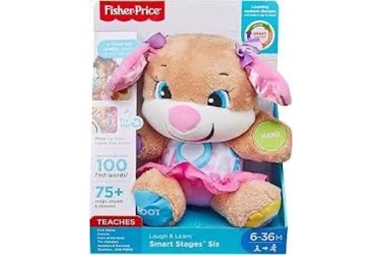 fisher price smart stages sis first words learning teddy