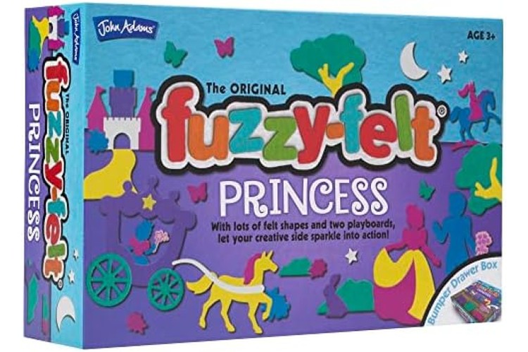 Fuzzy Felt Princess Drawer Box