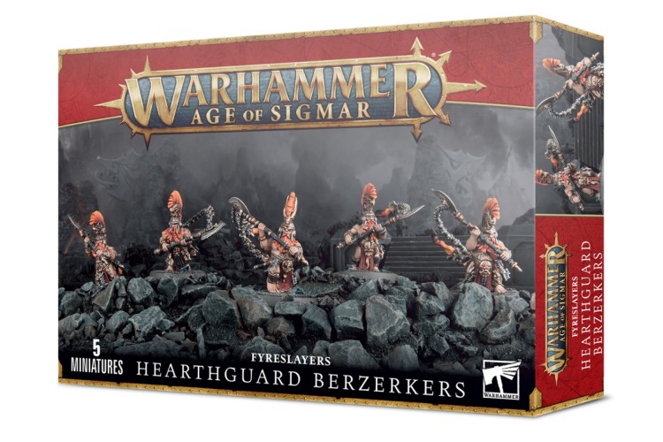 Warhammer age of Sigmar Fyreslayers Heathguard Berzerkers