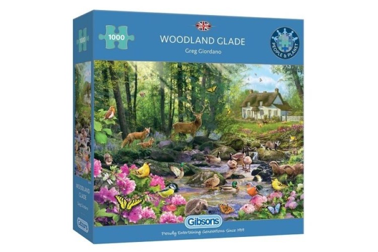Gibson's Woodland Glade 1000 pieces jigsaw puzzle