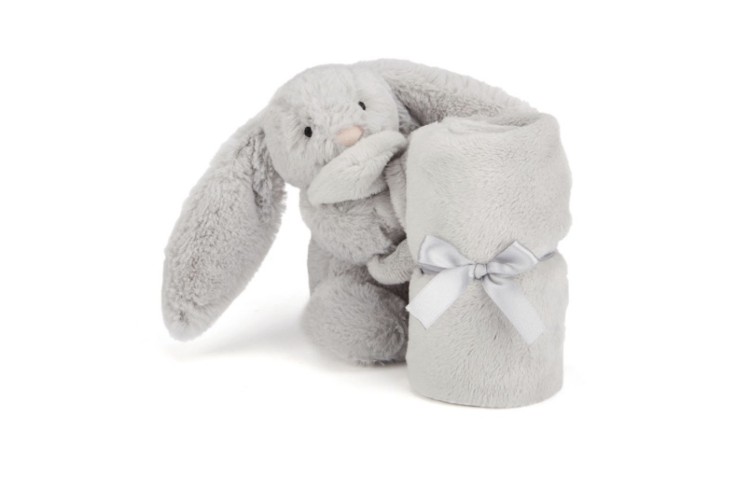 Jellycat Silver Bunny Soother