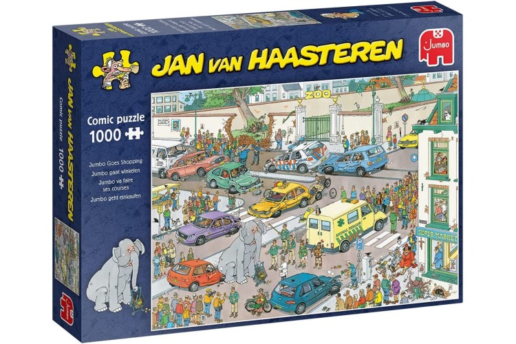 Jumbo Jan van Haasteren Jumbo goes Shopping1000pcs Jigsaw Puzzle 