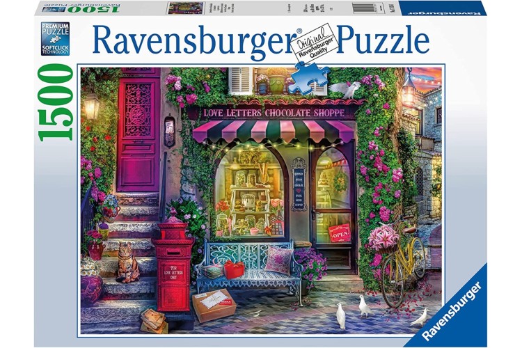 Ravensburger Love letters Chocolate Shop 1500pcs Jigsaw puzzle 