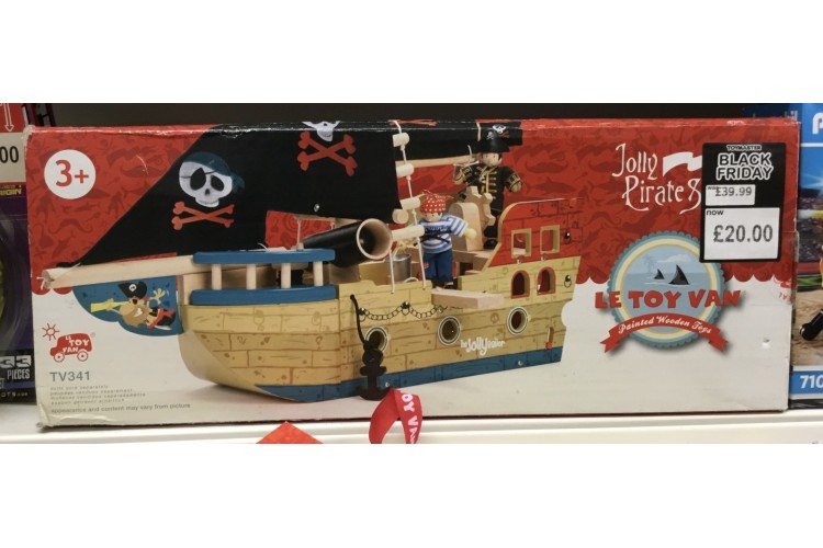 Le Toy Van jolly pirate ship