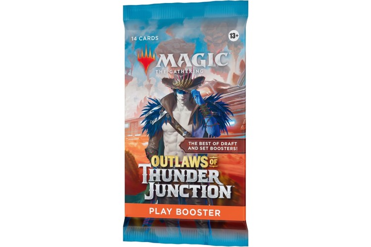 Magic the gathering outlaws of thunder junction play booster pack 