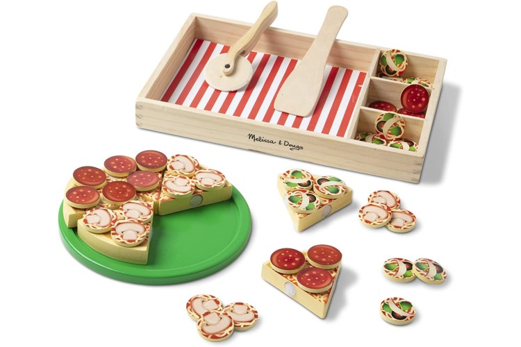 Melissa & Doug Wooden Pizza Set