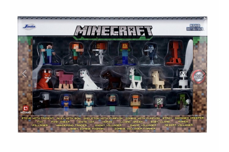 Minecraft Nano Metalfigs 20 figure pack 