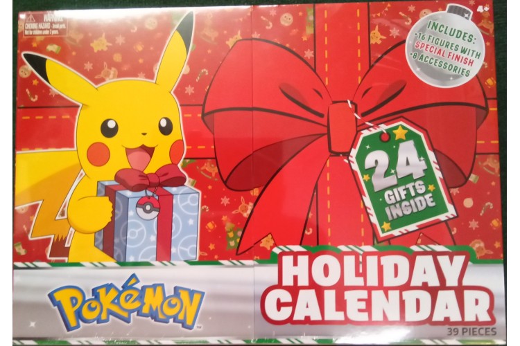 Pokémon Holiday Calendar 16 figures 