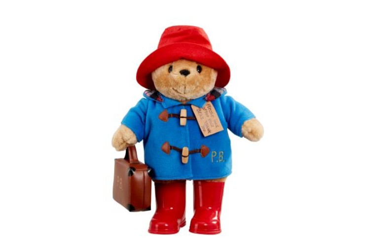 Rainbow Large Classic Paddington Bear with Boots & SuitcasePA1490