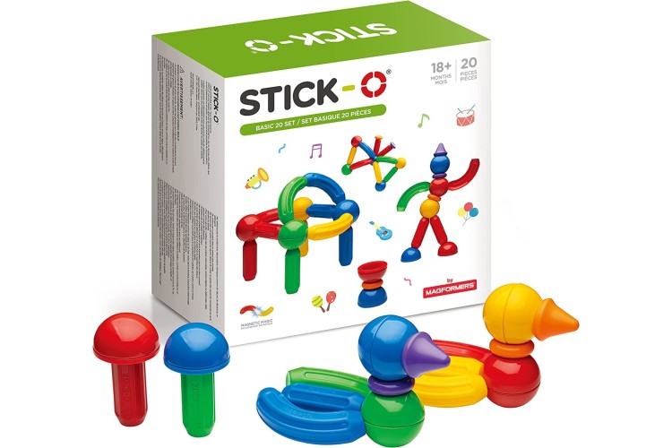 Stick-O Basic 20-Piece construction Set