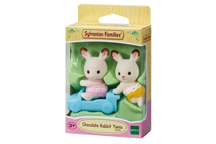 Sylvanian Families Chocolate Rabbit Twins 