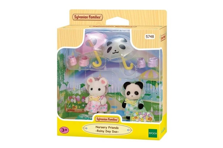 Sylvanian Families Nursery Friends Rainy Day Duo