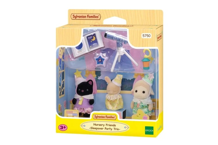 Sylvanian Families Nursery Friends Sleepover Party Trio 