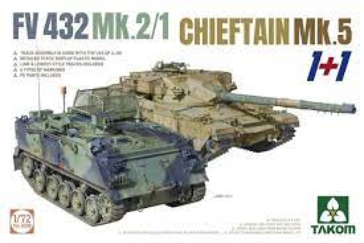 Takom FV4320mk.2/1 & Chieftain mk.5 Model Kit