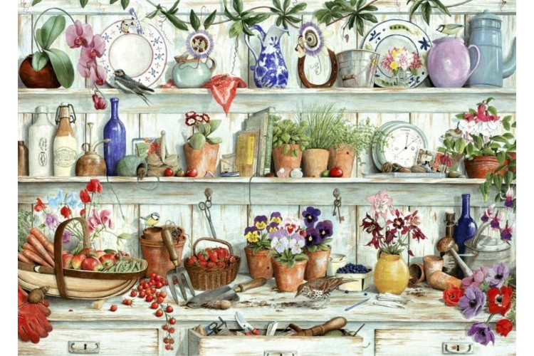 The House of Puzzles Big 500 pieces Posies & Produce  Jigsaw puzzle 