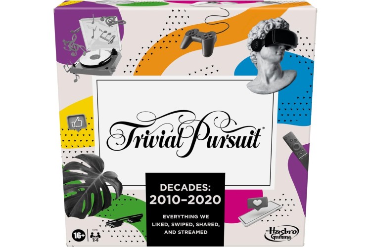  Hasbro Gaming Trivial Pursuit Decades 2010 to 2020