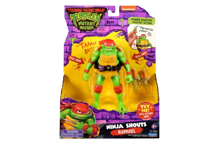 Turtles Mutant Mayhem Ninja Shout Raphael 