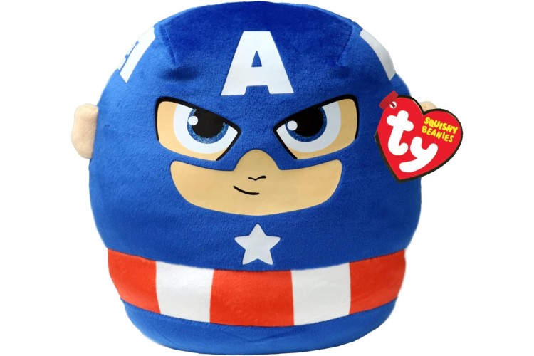 Ty Squishy Beanies Marvel Captain America 20cms plush toy