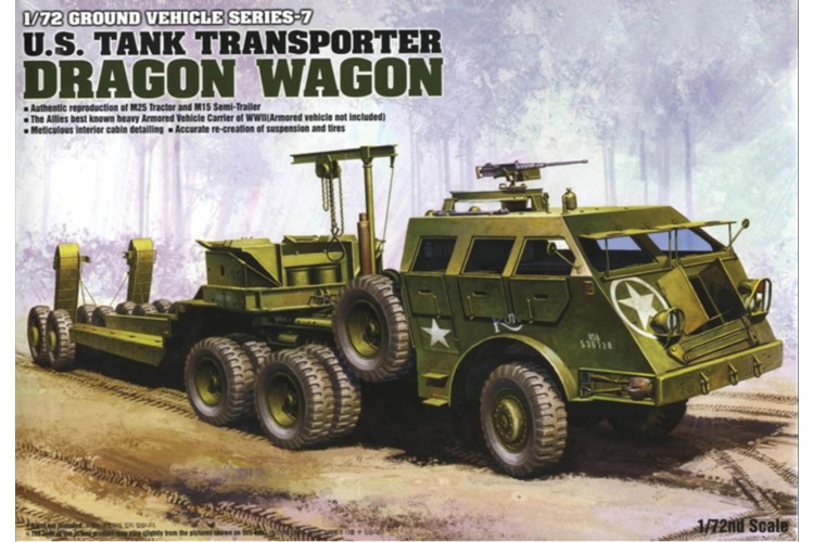 US Tank Transporter Dragon Wagon  1:72 scale model kit