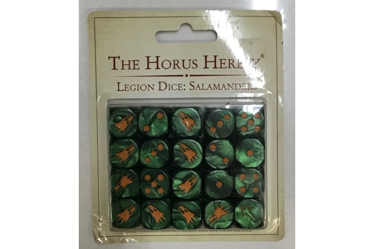 Warhammer The Horus Heresy Legion Dice SALAMANDERS 