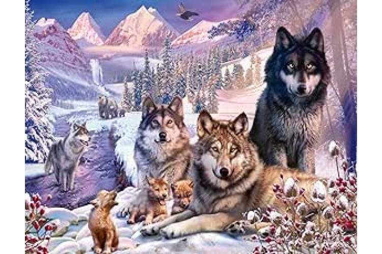 Ravensburger Wolves in the Snow   2000pcs Jigsaw Puzzle 